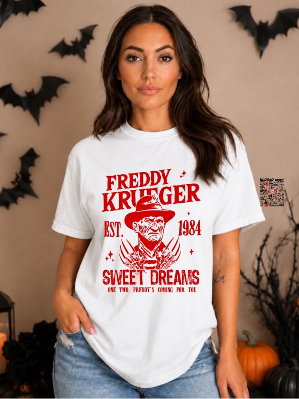 Halloween nightmare Sweet Dreams Graphic Tshirt